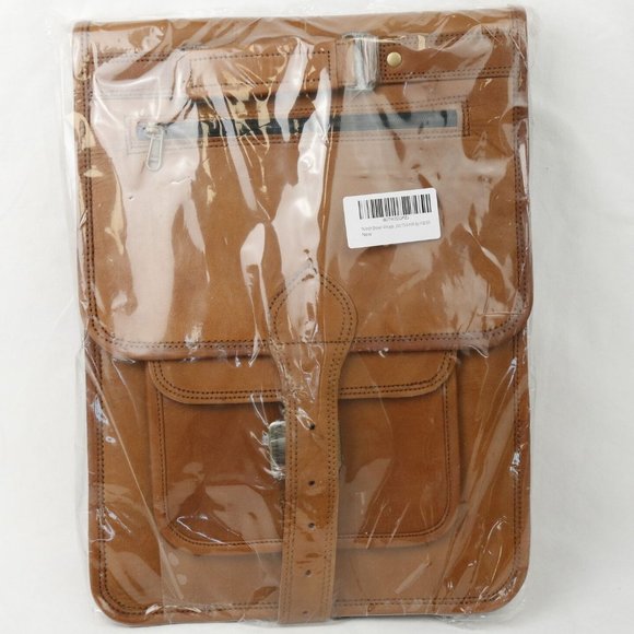 Hulsh Leather16 Inch Brown Vintage Bag Backpack - FCM16